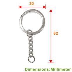 Alternative view of KB351 平型雙圈+五目粗磨鍊 - 鎳色 KB351NI