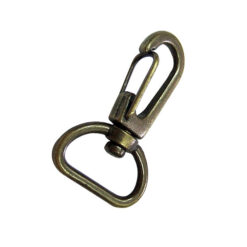 Alternative view of KD125 鑰匙扣環 4.1cm- D環鋅勾頭- 青古銅色 KD125BK