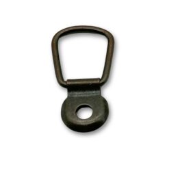 馬蹄型 相框掛勾 D環吊勾 畫框吊環-雙片-單孔-紅古銅色  QD1316BR