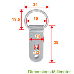 Alternative view of 重力型-雙片-雙孔- 錏色  QD1438SI