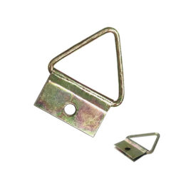 相框掛勾 三角環吊勾 畫框吊環-雙片-單孔 16x10mm- 五彩色 QD1610CL