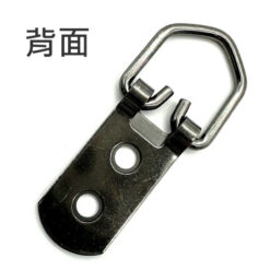 Alternative view of 高重力型 相框掛勾 D環吊勾 畫框吊環-雙片-雙孔- 黑鎳色  QD1637BL