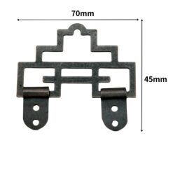 Alternative view of 萬字掛勾 7cm 紅古銅色 QW700BR