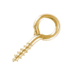 12mm 青銅金色羊眼螺絲 | DIY 飾品與相框吊掛五金 | 專業批發 XS120YG