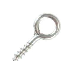 12mm 鎳色羊眼螺絲 | DIY 飾品與相框吊掛五金 | 專業批發 鎳色 XS120NI