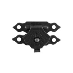 箱盒鎖扣 復古 小 箱扣- 黑色 YA002BL