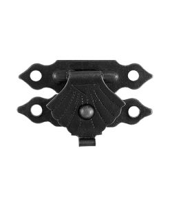 箱盒鎖扣 復古 小 箱扣- 黑色 YA002BL