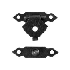 Alternative view of 箱盒鎖扣 復古 小 箱扣- 黑色 YA002BL