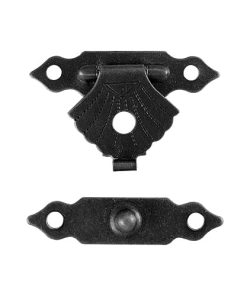 Alternative view of 箱盒鎖扣 復古 小 箱扣- 黑色 YA002BL