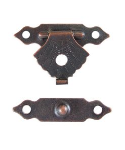 Alternative view of 箱盒鎖扣 復古 小 箱扣- 紅古銅色 YA002BR