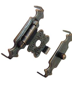 Alternative view of 箱盒鎖扣 日本菊 大 箱扣- 紅古銅色 YA016BR