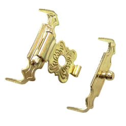 Alternative view of 箱盒鎖扣 日本菊 大 箱扣- 青銅(金)色 YA016YG