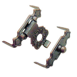 Alternative view of 箱盒鎖扣 日本菊 小 箱扣- 紅古銅色 YA017BR