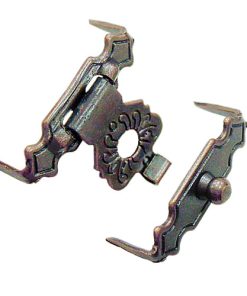 Alternative view of 箱盒鎖扣 日本菊 小 箱扣- 紅古銅色 YA017BR