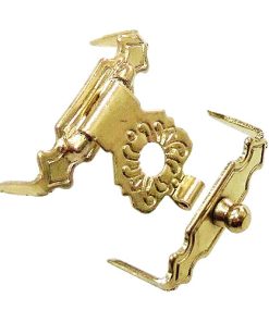 Alternative view of 箱盒鎖扣 日本菊 小 箱扣- 青銅(金)色 YA017YG