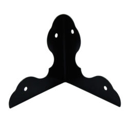 花式二面封角 33mm- 黑色  YB016BL