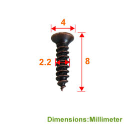 Alternative view of 平頭 8mm 木螺絲- 紅古銅色 YF080BR