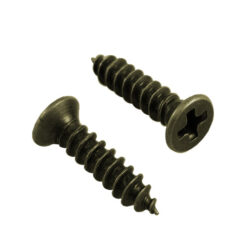 平頭 12mm 木螺絲- 青古銅色 YF120BK