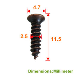 Alternative view of 平頭 12mm 木螺絲- 紅古銅色 YF120BR