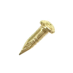 鐵釘 半圓頭/丸頭 7.5mm- 青銅金色- YN075YG