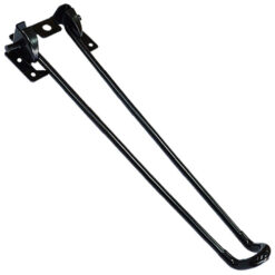 和室桌折疊腳- 38公分- 粗直線- 加止滑PU- 黑色  YT038BL