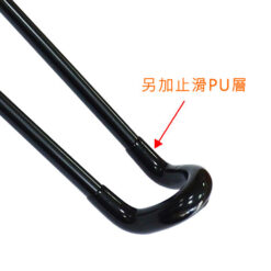 Alternative view of 和室桌折疊腳- 38公分- 粗直線- 加止滑PU- 黑色  YT038BL