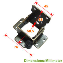 Alternative view of 固定桌腳折合器 - 鄉村復古風 青古銅  YT045BK