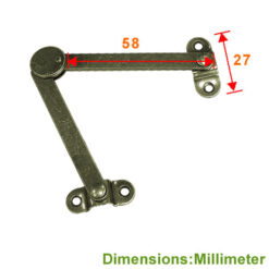 Alternative view of 屈手 小雙耳 V 型 無折- 青古銅色 (不分邊)   YT166BK