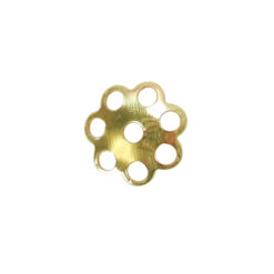 花蓋 鐵製 Ø 6mm- 金色 FB060GO