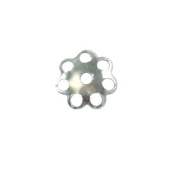 花蓋 鐵製 Ø 6mm- 鎳白色 FB060NI