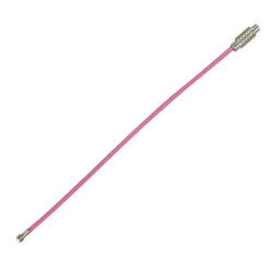 不鏽鋼鎖環鑰匙圈- Ø 4cm 線徑 1.5 mm- 粉紅色 KD042PK：圖片 3